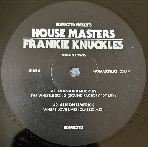 Frankie Knuckles : House Masters (Volume Two) (2x12", Comp)