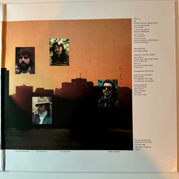The Doobie Brothers : Takin' It To The Streets (LP, Album, Ltd, RE, Sea)