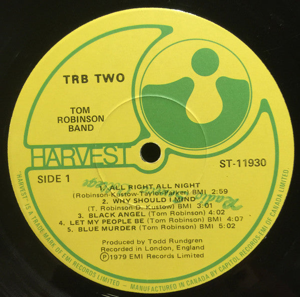 Tom Robinson Band : TRB Two (LP, Album)