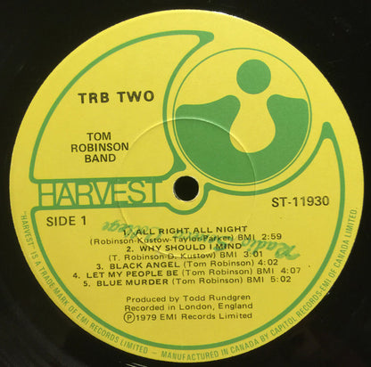 Tom Robinson Band : TRB Two (LP, Album)