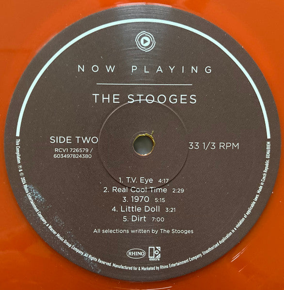 The Stooges : Now Playing (LP, Comp, Ora)