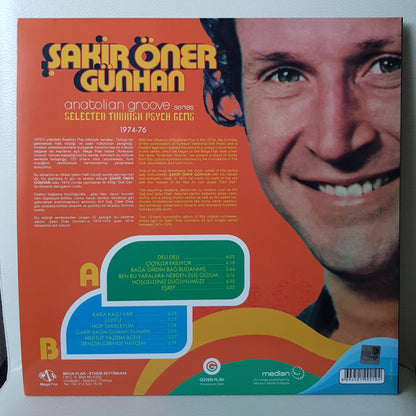 Şakir Öner Günhan : Anatolian Groove (Selected Turkish Psych Gems) (LP, Comp, RM, Mel)