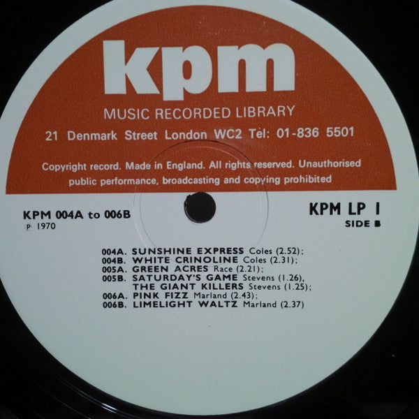 Various : KPM 001A-006B (LP, Mono)