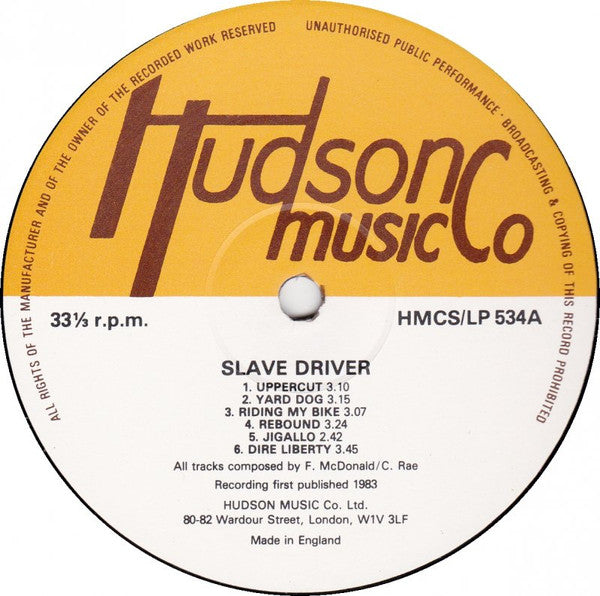 Blue Steel (3) : Slave Driver (LP)