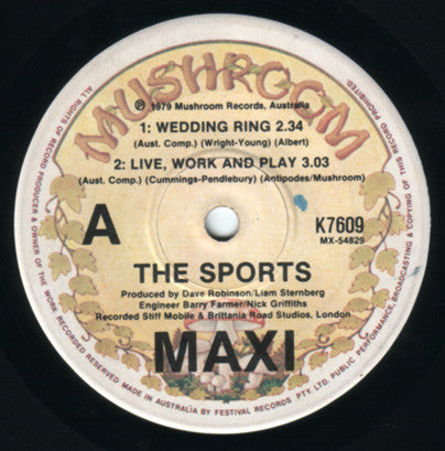 The Sports : O.K, U.K ! (7", Maxi)