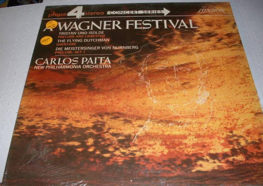 Carlos Païta / New Philharmonia Orchestra : A Wagner Festival (LP, Album, Gat)