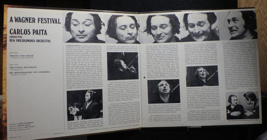 Carlos Païta / New Philharmonia Orchestra : A Wagner Festival (LP, Album, Gat)
