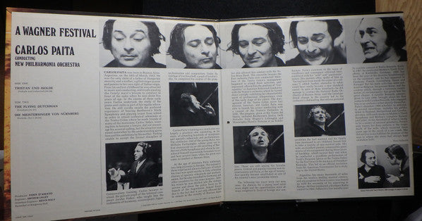 Carlos Paita* / The New Philharmonia Orchestra* : A Wagner Festival (LP, Album, Gat)