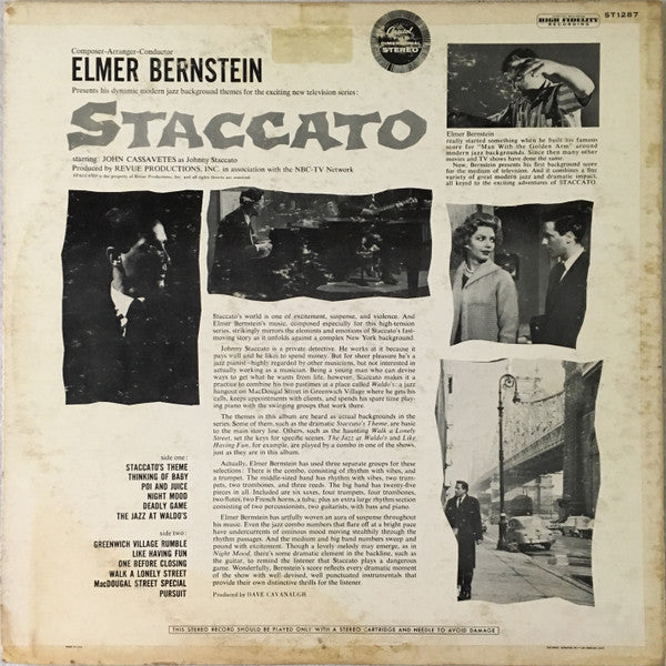 Elmer Bernstein : Staccato (LP, Album)