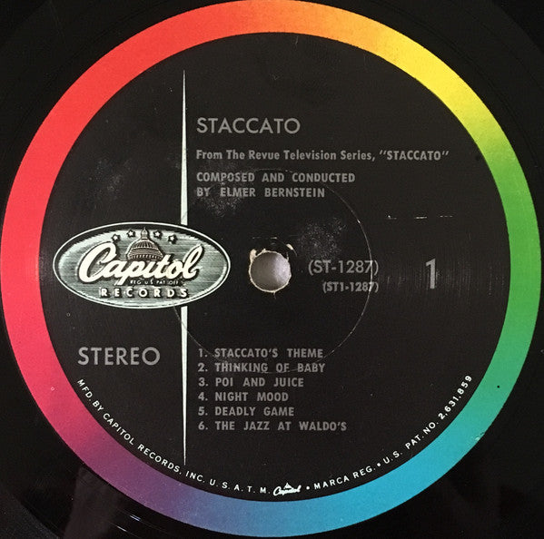 Elmer Bernstein : Staccato (LP, Album)
