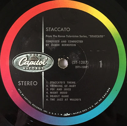 Elmer Bernstein : Staccato (LP, Album)