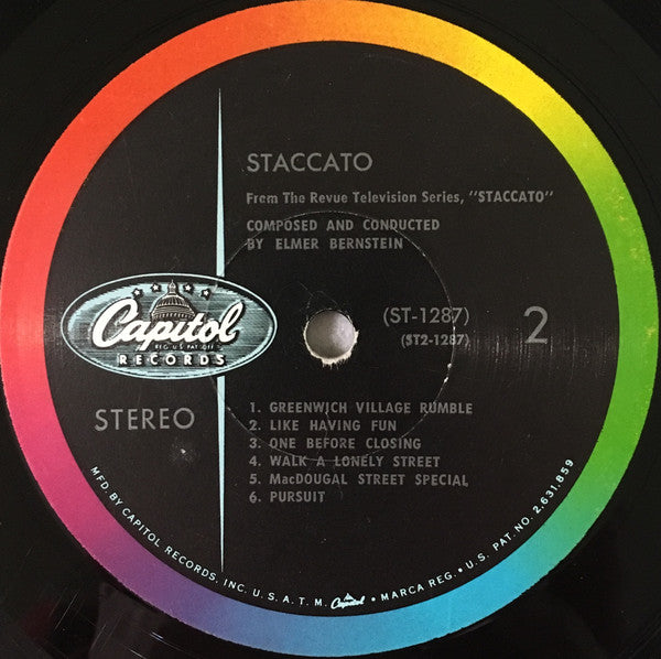 Elmer Bernstein : Staccato (LP, Album)