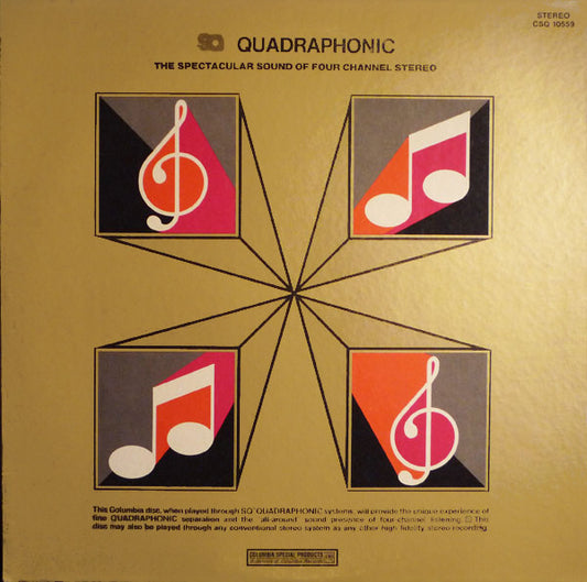 Various : SQ Quadraphonic, The Spectacular Sound Of Four Channel Stereo (LP, Quad, Smplr)