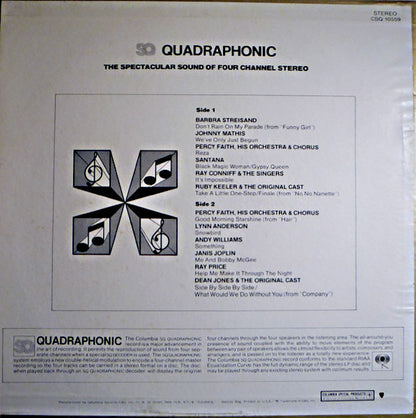 Various : SQ Quadraphonic, The Spectacular Sound Of Four Channel Stereo (LP, Quad, Smplr)