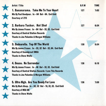 Various : Ace DJ Remix Service Volume 13 (CD, Comp, Promo)