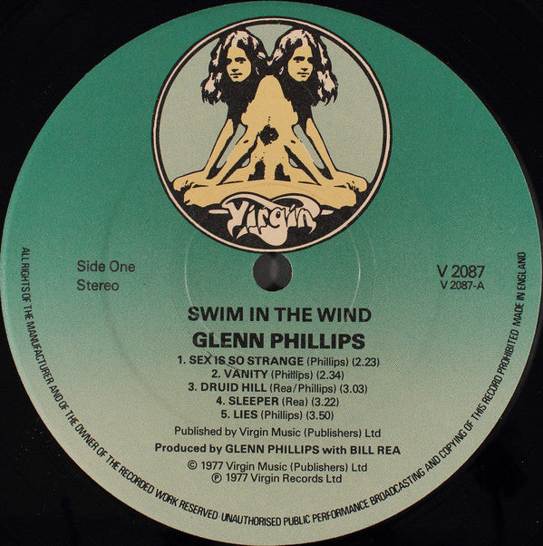 Glenn Phillips : Swim In The Wind (LP, Album)