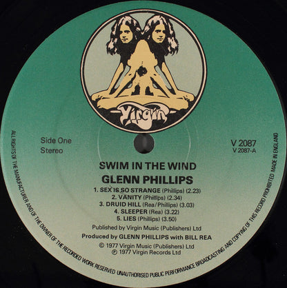 Glenn Phillips : Swim In The Wind (LP, Album)