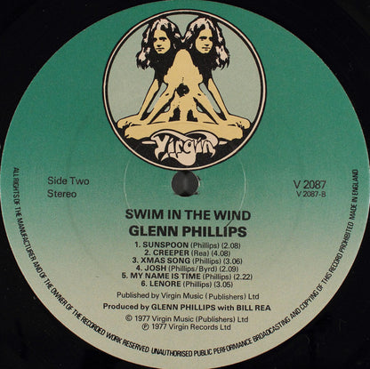 Glenn Phillips : Swim In The Wind (LP, Album)