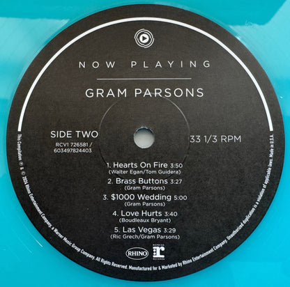Gram Parsons : Now Playing (LP, Comp, Blu)