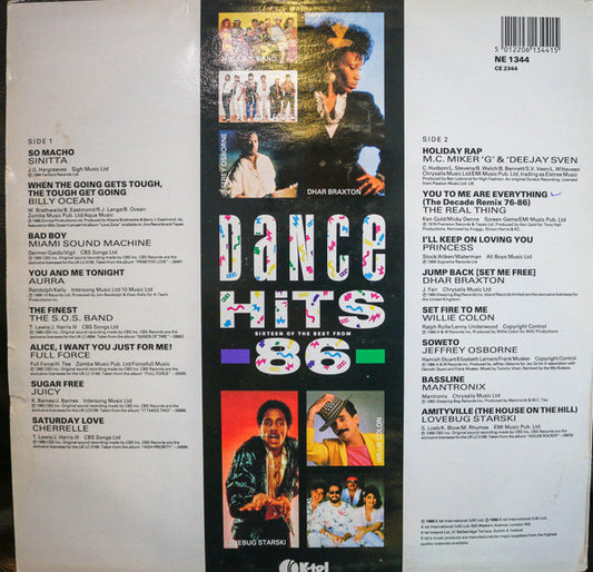 Various : Dance Hits '86 (LP, Comp)