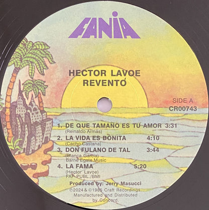 Hector Lavoe : Reventó (LP, Album, RE)