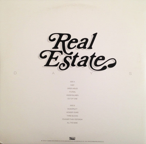 Real Estate (2) : Days (LP, Album, 180)
