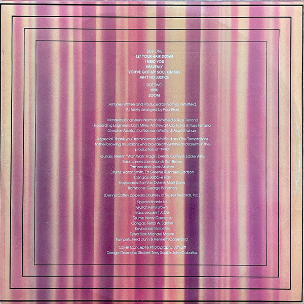 The Temptations : 1990 (LP, Album)