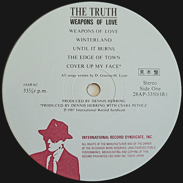 The Truth (6) : Weapons Of Love (LP, Album, Promo)