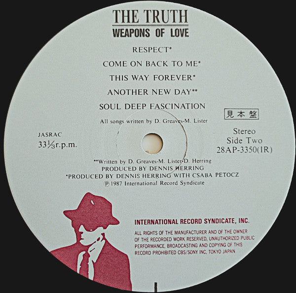 The Truth (6) : Weapons Of Love (LP, Album, Promo)