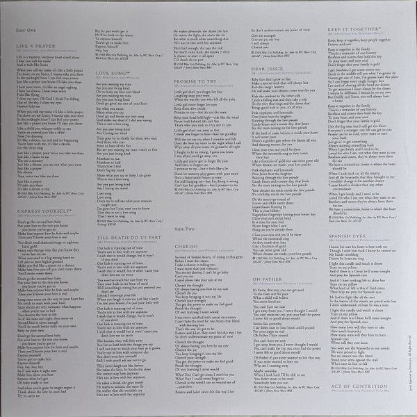 Madonna : Like A Prayer (LP, Album, Ltd, RE, Sil)