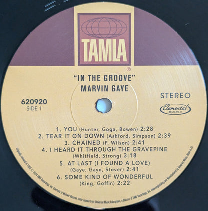 Marvin Gaye : In The Groove (LP, Album, Ltd, RE, 140)