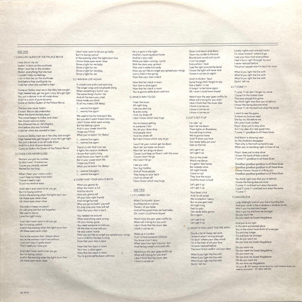 Carillo (2) : Rings Around The Moon (LP, Album)