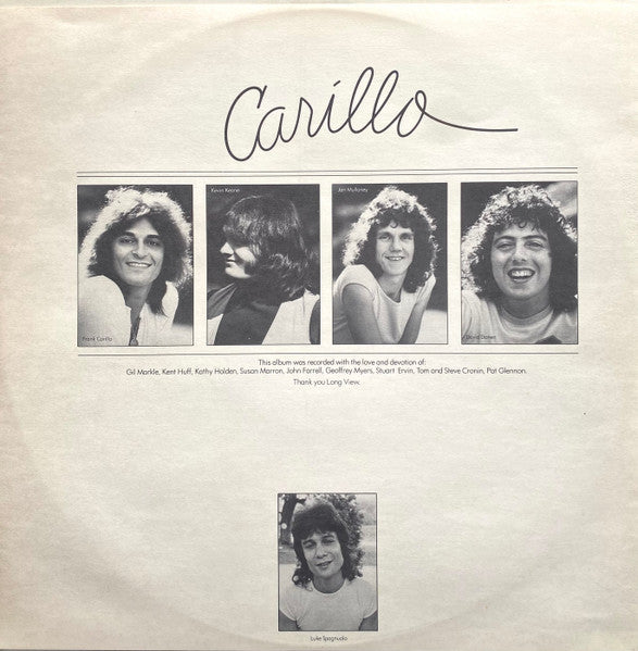 Carillo (2) : Rings Around The Moon (LP, Album)