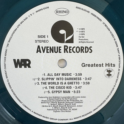 War : Greatest Hits (LP, Comp, Ltd, RE, RP, Sea)