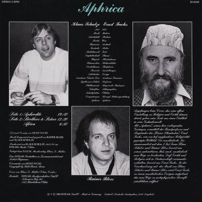 Ernst Fuchs, Klaus Schulze, Rainer Bloss : Aphrica (LP, Album)