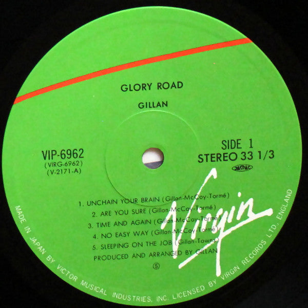 Gillan : Glory Road (LP, Album)