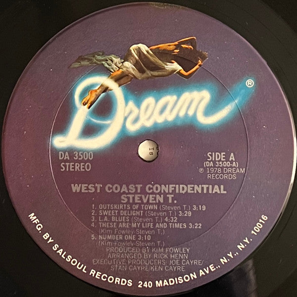 Steven T. : West Coast Confidential (LP, Album)