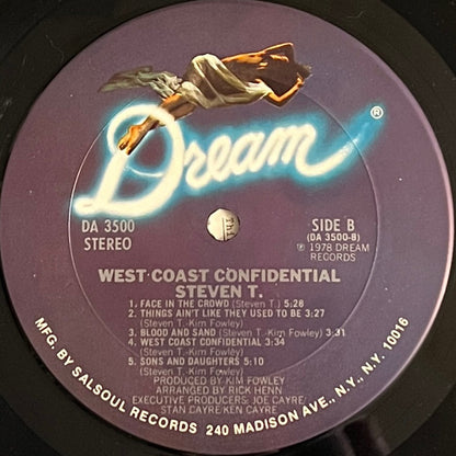 Steven T. : West Coast Confidential (LP, Album)