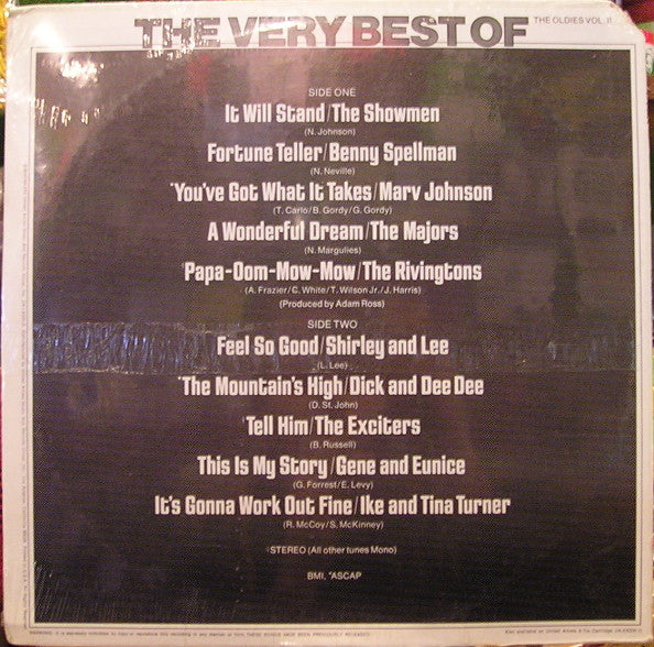 Various : The Very Best Of The Oldies Vol. 2 (LP, Comp)
