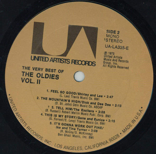 Various : The Very Best Of The Oldies Vol. 2 (LP, Comp)
