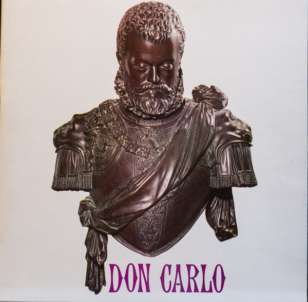 Giuseppe Verdi, Nicolai Ghiaurov · Carlo Bergonzi · Grace Bumbry · Renata Tebaldi · Dietrich Fischer-Dieskau, Chorus Of The Royal Opera House, Covent Garden & Orchestra Of The Royal Opera House, Covent Garden, Georg Solti : Don Carlo (4xLP, Album, RE + Box)