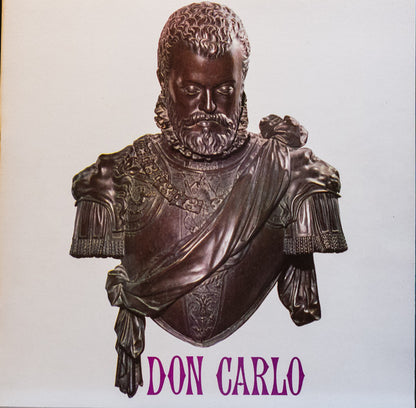 Giuseppe Verdi, Nicolai Ghiaurov · Carlo Bergonzi · Grace Bumbry · Renata Tebaldi · Dietrich Fischer-Dieskau, Chorus Of The Royal Opera House, Covent Garden & Orchestra Of The Royal Opera House, Covent Garden, Georg Solti : Don Carlo (4xLP, Album, RE + Box)