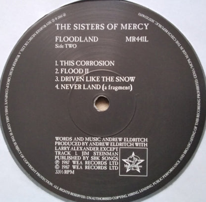 The Sisters Of Mercy : Floodland (LP, Album, Ltd, RE, RP, Gre)