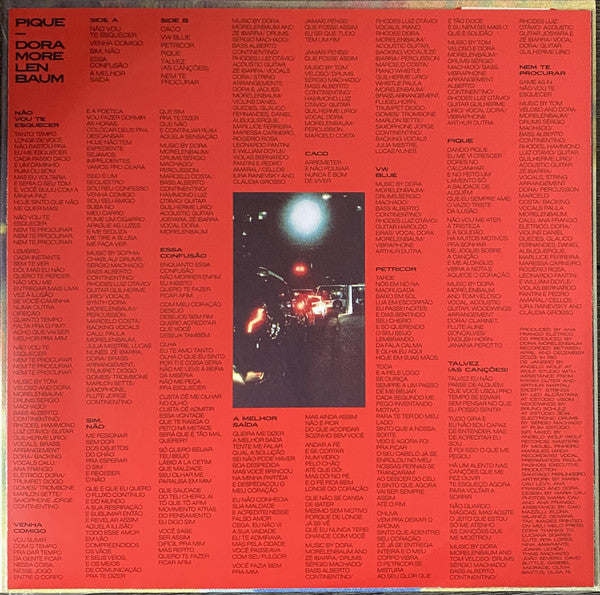 Dora Morelenbaum : Pique (LP, Album, Ltd, Tra)