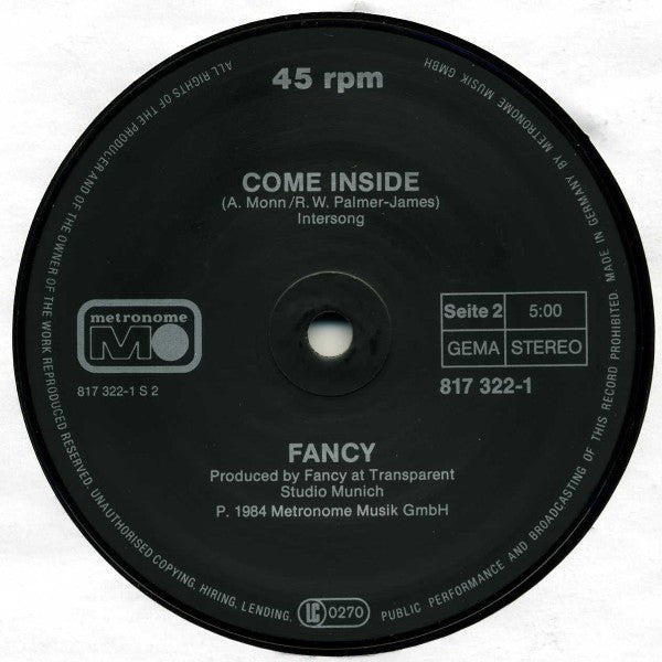 Fancy : Slice Me Nice (12", Maxi)