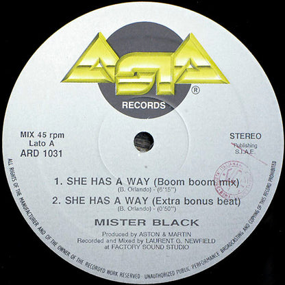 Mister Black : She Has A Way (12")