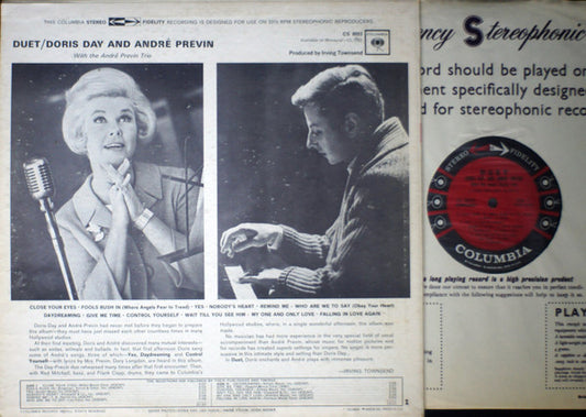 Doris Day And André Previn With The André Previn Trio : Duet (LP, Album)