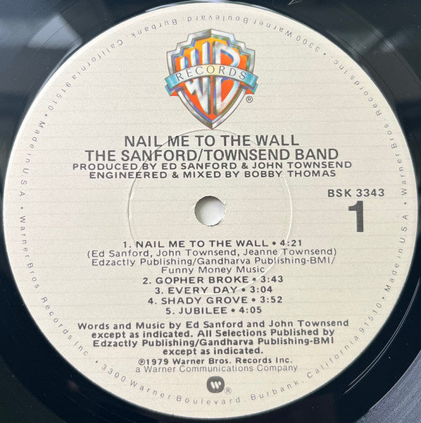 The Sanford-Townsend Band : Nail Me To The Wall (LP, Album, Win)