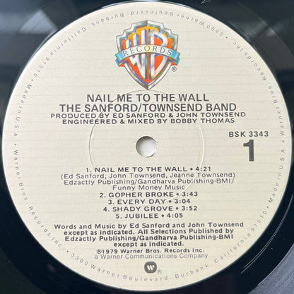 The Sanford-Townsend Band : Nail Me To The Wall (LP, Album, Win)