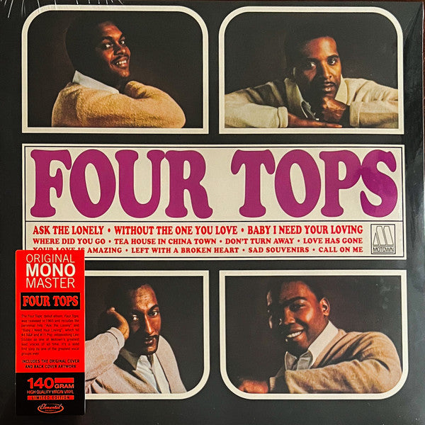 Four Tops : Four Tops (LP, Album, Mono, Ltd, RE, 140)